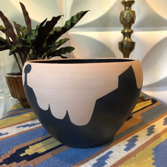 Vintage Chiminazzo Italian Terra Cotta Studio Art Pottery Vase - Picture 3 of 9